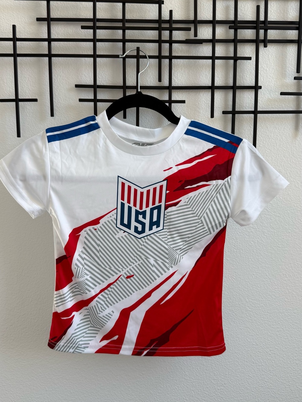 NWOT USA Soccer Jersey Toddler Size 3T FIFA World Cup Fan Shirt Team USA